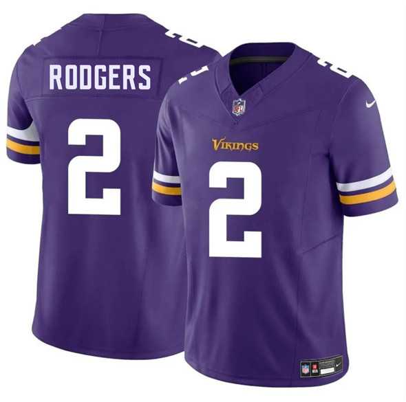 Men & Women & Youth Minnesota Vikings #2 Isaiah Rodgers Purple 2025 F.U.S.E. Vapor Limited Stitched Jersey